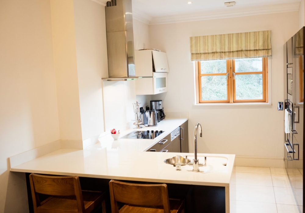 View of empty kitchen at home